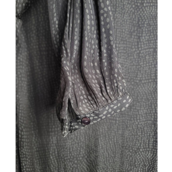 Promod Tie Neck Long Sleeve Blouse - Picture 6 of 8